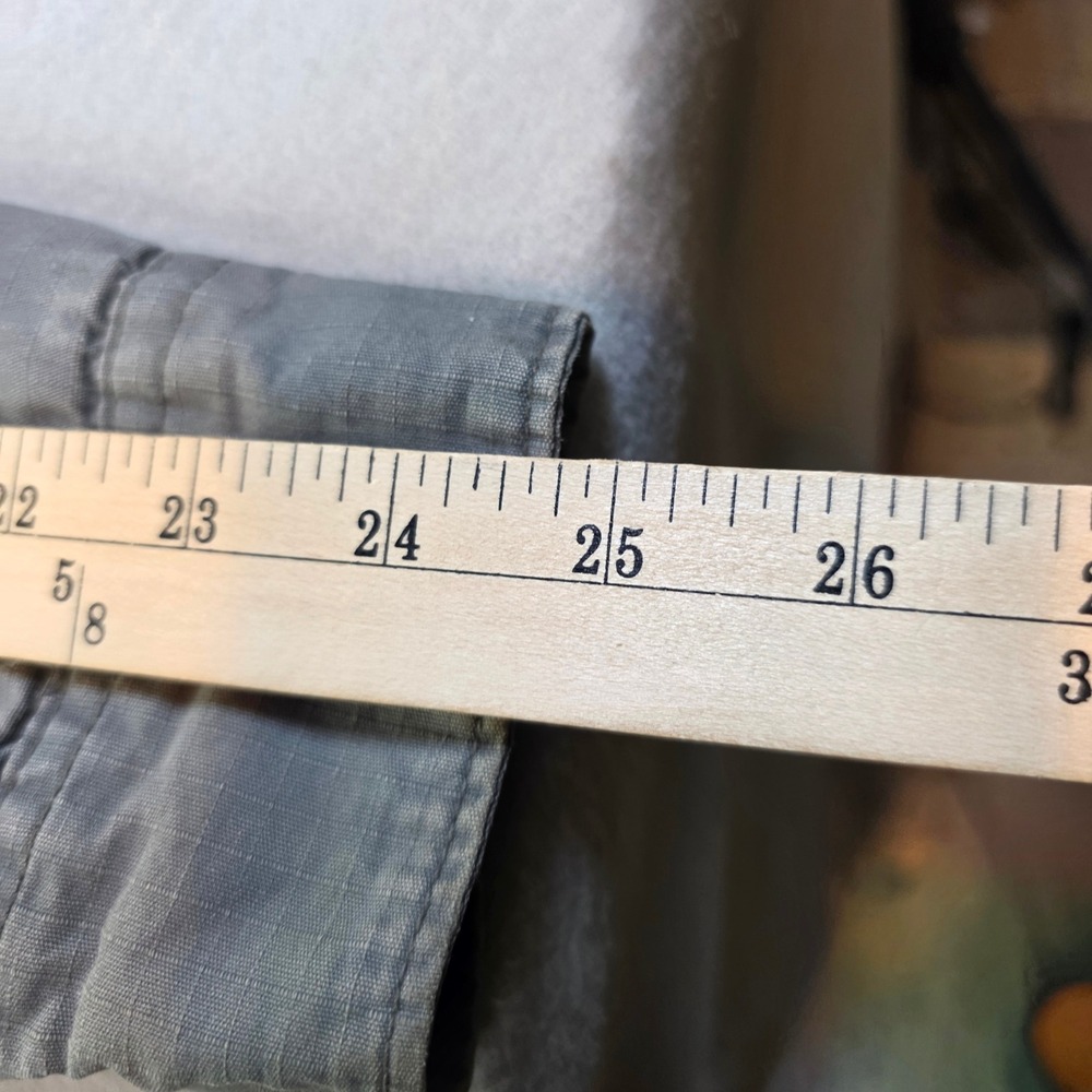 Levis Mens XL Grey Ripstop Sherpa Lined Utility Shirt Jacket Workwear Kays Place - Picture 6 of 9